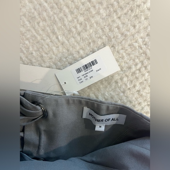 NWT Mother Of All Nemesis Corset In Grey Size M - Picture 7 of 11
